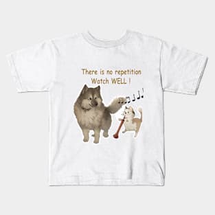 Dog and cute cat Kids T-Shirt